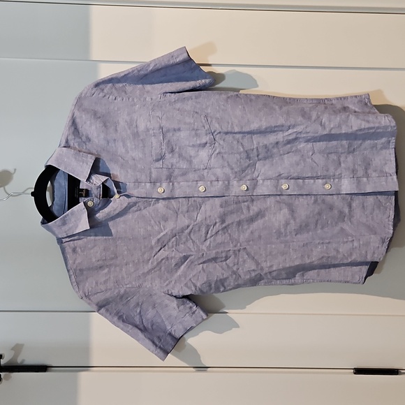 Banana Republic Other - Banana Republic linen mens slim fit shirt size S